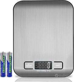 Bilancia digitale da cucina 10kg INOX o NERA  new