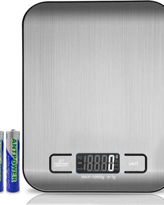 Bilancia digitale da cucina 10kg INOX o NERA  new