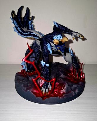 Statua Monster Hunter(stampa 3d dipinta a mano)