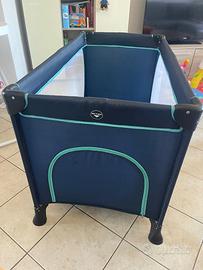 Lettino campeggio neonato hauck blu