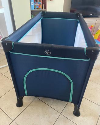 Lettino campeggio neonato hauck blu