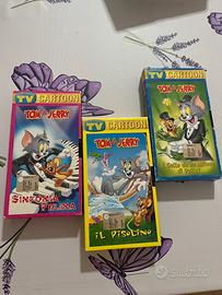 3 VHS Tom & Jerry TV Sorrisi e Canzoni