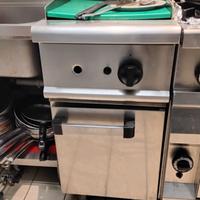 Piano cottura in acciaio inox