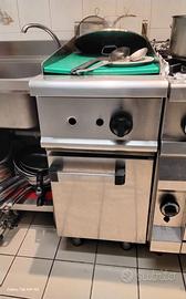 Piano cottura in acciaio inox