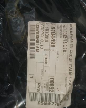 Coppa olio vw Polo 6r 1400 benzina 