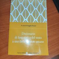 Dizionario di linguistica del testo