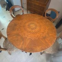 Tavolo antico da salotto e da gioco