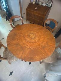 Tavolo antico da salotto e da gioco