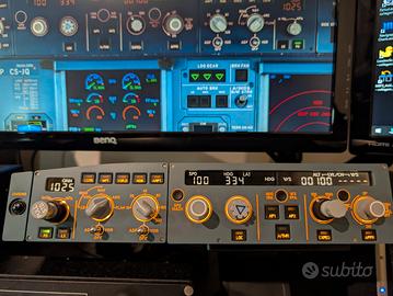 Minicockpit FCU + EFIS + Stand VESA 