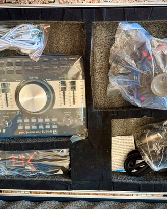 scheda audio microfono condensatore registrazione