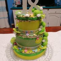 Torta scenografica compleanno 18 anni