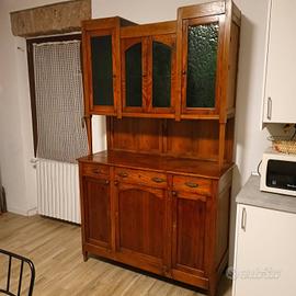 credenza legno  130*240*50base