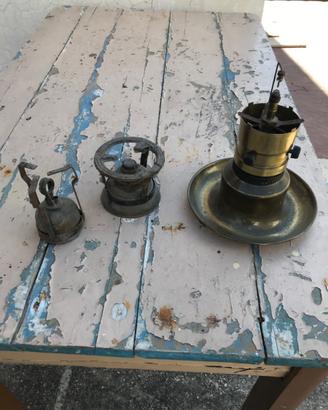 Lanterne a gas e kerosene vintage