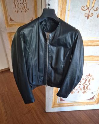 giubbino in vera pelle taglia 46