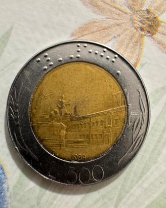 500 lire 1988 errori di conio