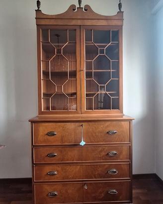 Mobile Libreria Segretario Vintage - Stile Chippen