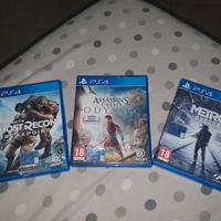 3 giochi Playstation 4 