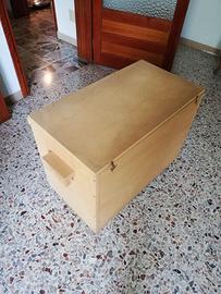 Cassa baule in legno n. 3 pz