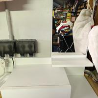 mobile da ingresso con specchio e scarpiera 