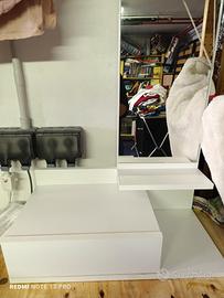 mobile da ingresso con specchio e scarpiera 