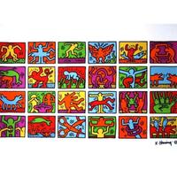Keith Haring  Retrospect, 1989-1993 poster