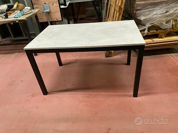 Tavolo allungabile moderno tavola cucina cemento