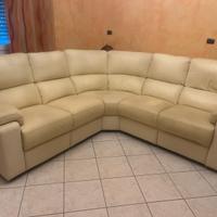 Divano in pelle 6 posti