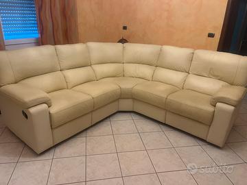 Divano in pelle 6 posti