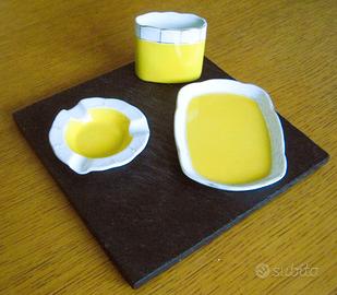Set da fumo / scrivania porcellana "Meissen"