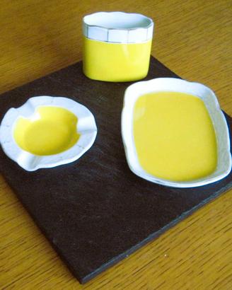 Set da fumo / scrivania porcellana "Meissen"