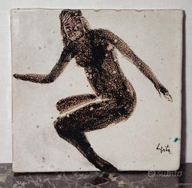Mattonella ceramica Pietro lista, Salerno