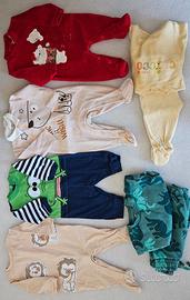 Lotto abbigliamento neonato