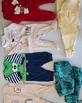 Lotto abbigliamento neonato