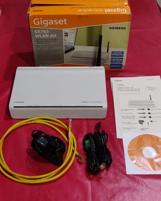 Siemens Gigaset SX763 modem router WLAN ADSL2/2+