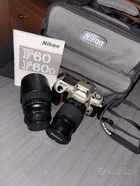 Kit Fotocamera Reflex Nikon F60