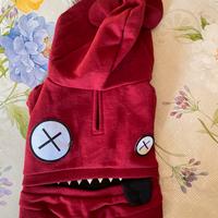 Pettorina di felpa , guinzaglio, collarino, portas