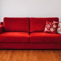 Divano Letto CORTEMAGGIORE (Poltronesofà) Rosso