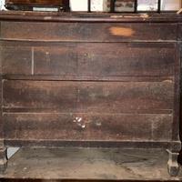 Cassettone antico fine '800 in legno massello