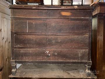 Cassettone antico fine '800 in legno massello