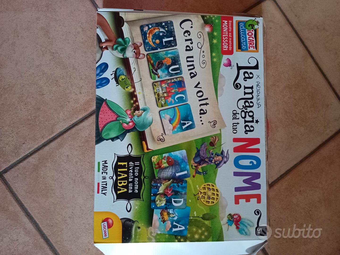 Gioco la magia del tuo nome metodo Montessori - Tutto per i bambini In ...