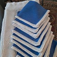 tovaglia quadrata blu