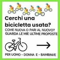 Biciclette per uomo donna e bambino 