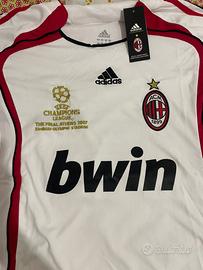 Maglia milan retro finale  2007 con cartellino