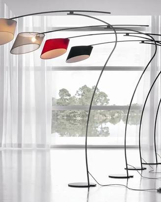 Lampada da terra Cattelan Italia "Flag" – cromo/ca
