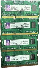 SODIMM 4 x 2GB Kingston DDR3 KVR1333D3S8S92G