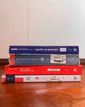 Set libri materie umanistiche triennio liceo