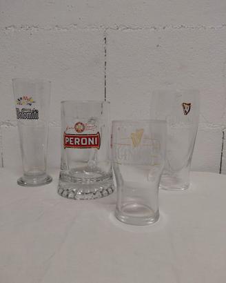 Set di 4 bicchieri da birra
