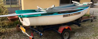 ALPA TRIS  REMI VELA MOTORE + carrello stradale ok