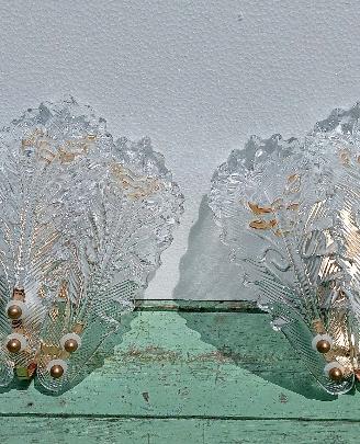 Applique in vetro di Murano 