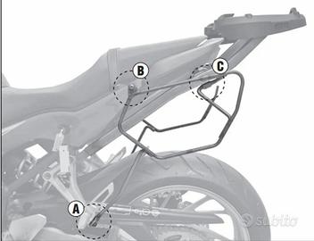 Telaietti Borse Laterali GIVI TE1137 - Honda CB650